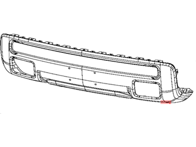 2015 Ram 1500 Bumper - 5SX96JSCAA