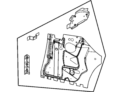 Mopar 4878706AG Quarter Panel-Quarter Inner