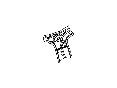 Mopar 4894731AB BAFFLE-Body Seal