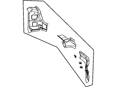 Mopar 4719932AB REINFMNT-D Pillar Lower