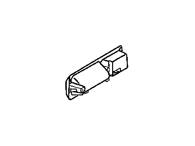 Mopar 5132053AA Handle-Rear Door Interior