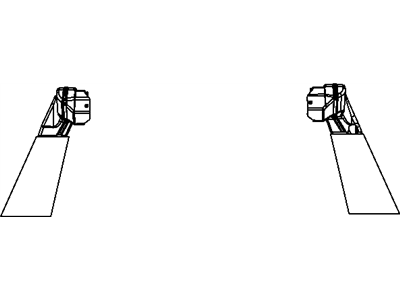 Mopar 55111060AA Duct-Floor Distribution