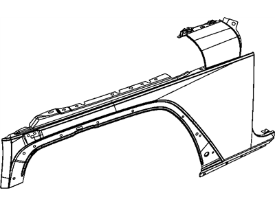 Mopar 68029992AB Panel-Fender