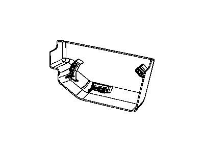 Mopar 1CG55DX9AC Cover-Rear Wiper Motor