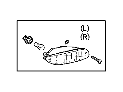 2001 Dodge Stratus Back Up Light - MR566315