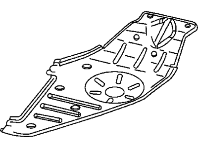 Mopar 52128649AA Plate-Transfer Case SKID