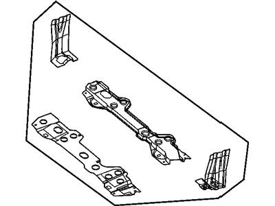 Mopar 5099440AA Radiator Lower Support