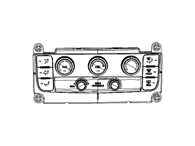 Mopar 55111240AG Air Conditioner And Heater Control