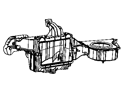 Mopar 68110618AA Housing-A/C And Heater