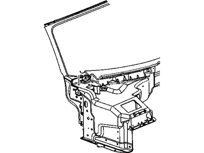 Mopar TP57RXFAC Frame-Windshield Surround