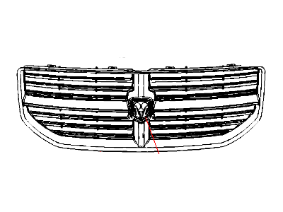 Dodge Caliber Grille - YE691Z0AB