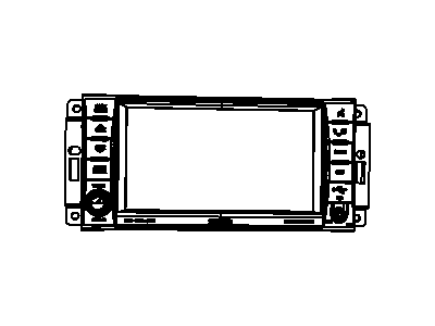 Mopar 5064737AC Radio-AM/FM/DVD/HDD/NAV/SDARS