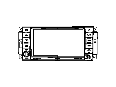 Mopar 5064743AC Radio-MW/FM/DVD/HDD/NAV