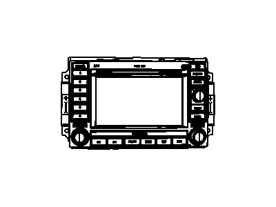 Mopar 5064184AF Radio-AM/FM Cd W/NAV/DVD & Cd-Ctr