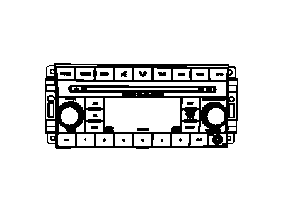 Mopar 5064951AH Radio-AM/FM/6 Dvd