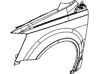 2012 Ram C/V Fender - 68029130AA