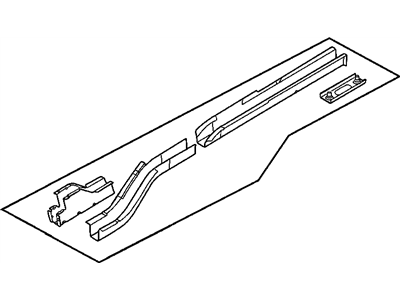 Mopar 4696381AC Rail-Rear Floor Pan Side