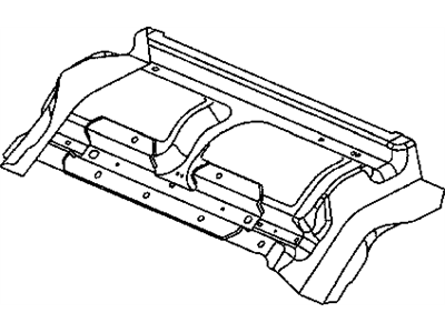 Mopar 55396338AG CROSSMEMBER-Floor Pan