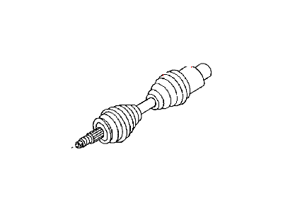 Mopar 52114333AA Axle Half Shaft