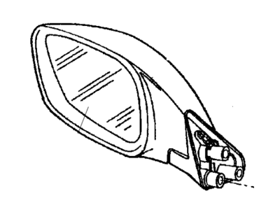 1998 Jeep Cherokee Car Mirror - 5012211AA
