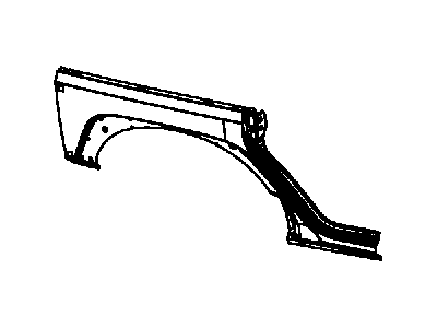 Mopar 55397016AD Panel-Body Side Aperture Rear