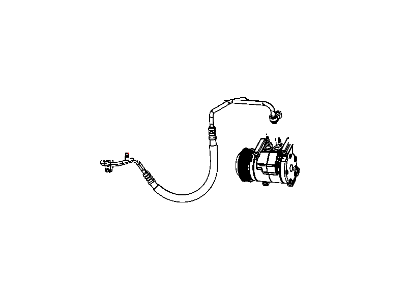 Mopar 68086137AA Valve-A/C Line