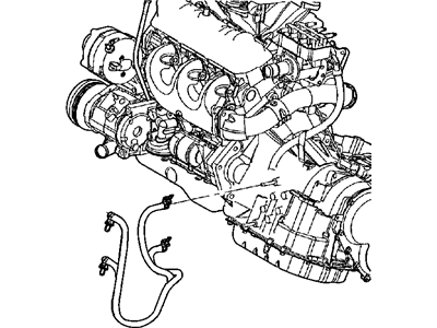 Mopar 4809313AC Hose-Transmission Oil Cooler