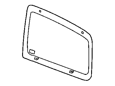 Mopar 55362472AA Glass-Quarter Window