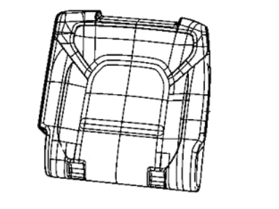 Mopar 7AR38BD3AA Cover-Rear Seat Back