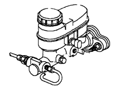Chrysler Cirrus Brake Master Cylinder - V1104192AA