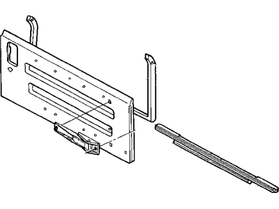 Mopar 55176736AC RETAINER-Soft Top Rail