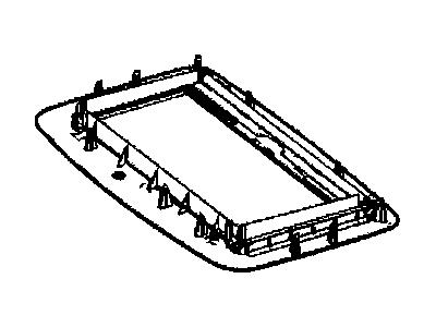 Mopar 68018827AA Trim-SUNROOF Opening