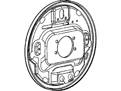 Mopar 5159103AA Plate-Brake Backing