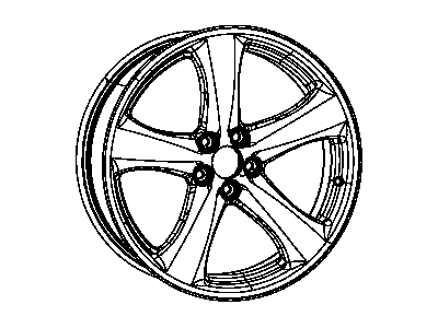 Mopar 5181849AC Aluminum Wheel