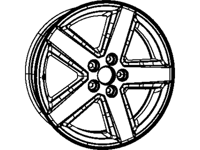 2014 Chrysler 200 Spare Wheel - 1SP77XZAAB