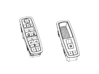 68620464AA Mopar Front Door Illustration 1 of 1