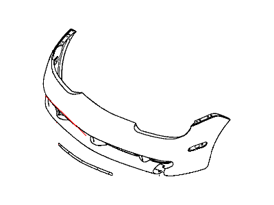 2000 Dodge Neon Bumper - 5014480AC