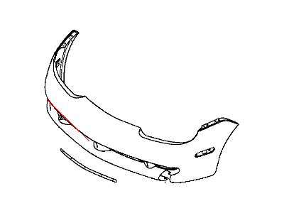 Mopar 5014480AC Front Bumper Cover