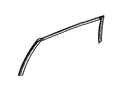 Mopar 4894358AG WEATHERSTRIP-Rear Door Header