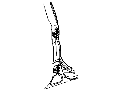 Mopar 4894181AB Rear Door Hinge