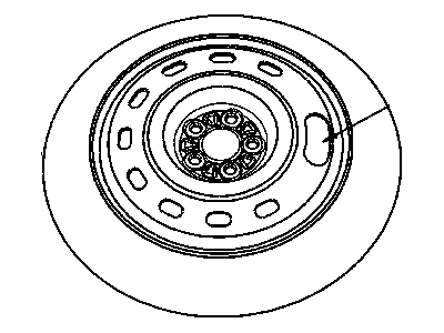 Mopar 4284105 Spare Tire Storage