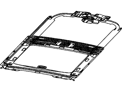 Mopar YP04TL2AC SUNSHADE-SUNROOF