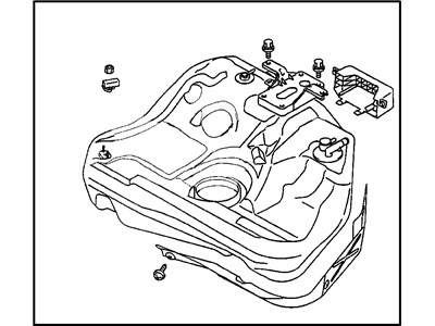 Mopar 1700A015 Fuel Tank Assembly