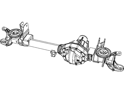 Mopar 68034343AA Axle-Service Front