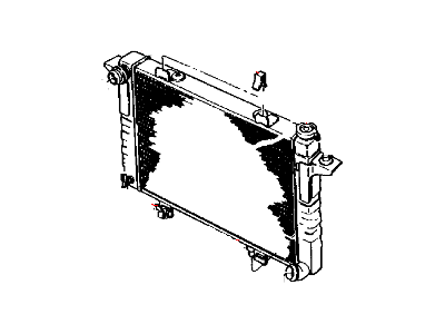 Mopar 52030191AB Engine Cooling Radiator