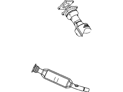 2004 Chrysler PT Cruiser Catalytic Converter - 5278860AE