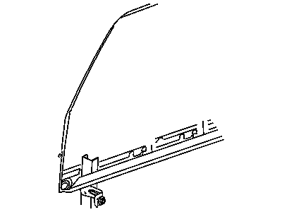 Mopar 55394328AA Channel-Rear Door Glass Lower