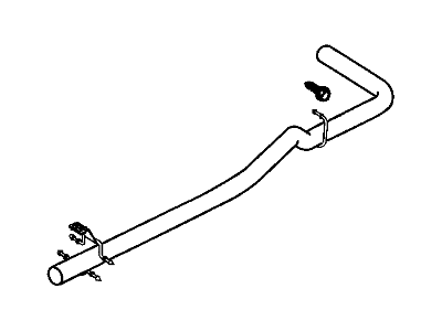 Mopar 52020076AB Exhaust Tail Pipe