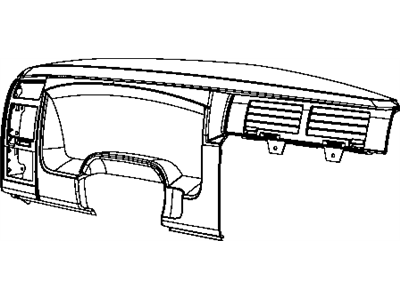 Mopar 1CZ68ZJ8AA Bezel-Instrument Cluster