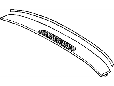 Mopar 5HM59XDVAC Grille-DEFROSTER